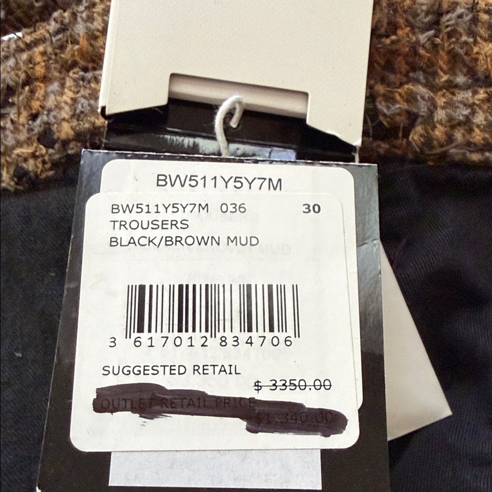 NWT GIVENCHY Cargo Pants w Suspenders SZ 30 - Picture 5 of 5